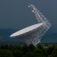 The Green Bank Telescope in West Virginia is aiding in the search for the gravitational wave background.